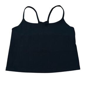 Girlfriend Collective 1031 Cleo Halter Tank Top Black Size 6XL New